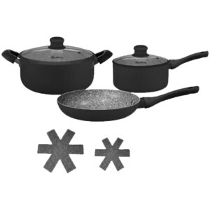 Set Hudson cerámica antiadherente granito